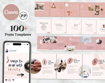 Pacchetto modelli Instagram carosello, modelli Instagram per coach, modelli promozionali, modelli Canva, carosello Instagram modificabile