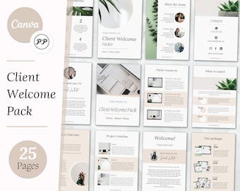 New Client Welcome Packet , Client Welcome Kit , Canva Coach Template , Welcome Packet , Welcome Guide , Business Coach Template