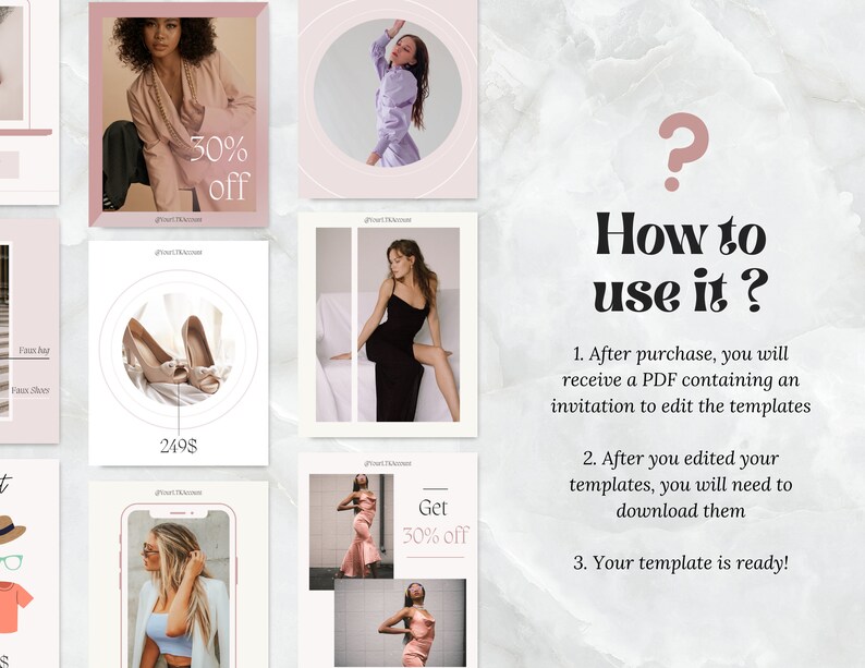 LTK Template , Liketoknowit Canva Template Pack , Social Media Template ...