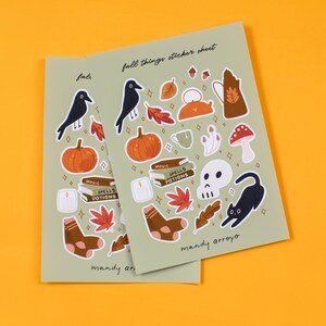 Fall Things Sticker Sheet