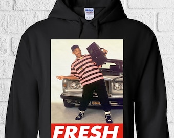 Fresh Prince Bel Air Will Smith Cool Men Women Unisex Top Hoodie Sweatshirt 1986