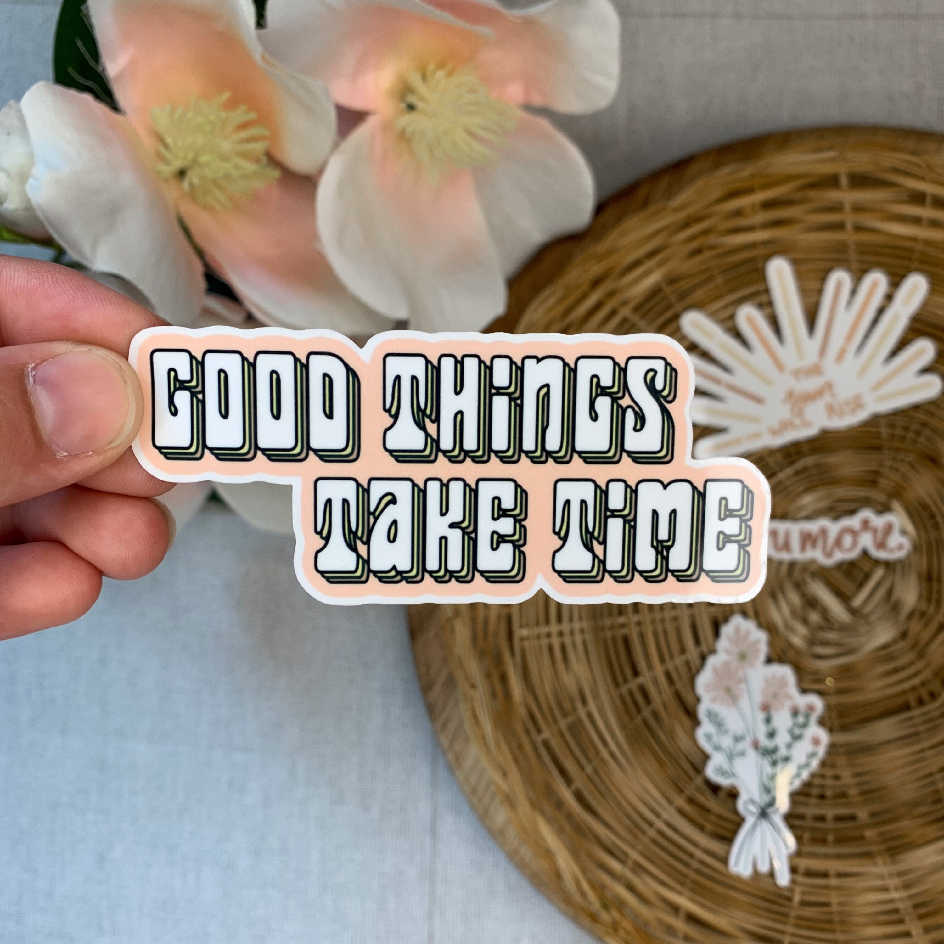 Cute Inspirational Boho Sticker Bundle, Pack of Four Stickers ...