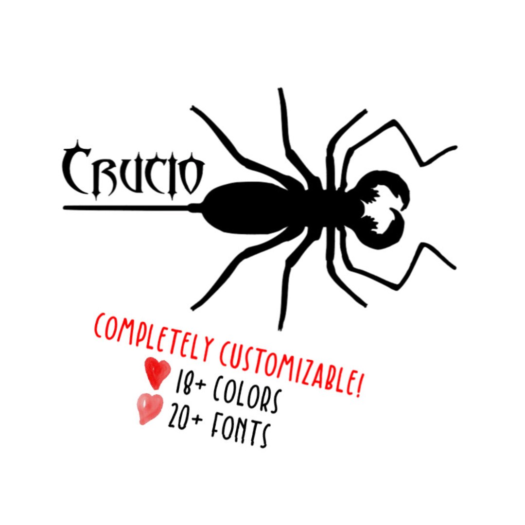 Customizable Name Vinegaroon Whip Scorpion Uropygid Thelyphonida Vinyl Decal READ DESCRIPTION Etsy