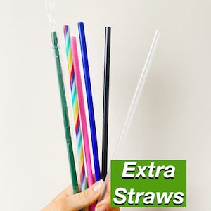 Spare tumbler straws