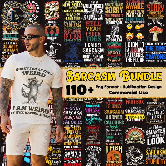 Sarcasm Png Bundle, Funny Png Designs, Sarcastic Png, Sarcastic Tshirt Designs Png, Sarcastic Quotes Png, Adult Png, Digital Download