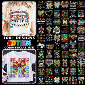 100+ Autism Awareness Png Bundle, Autism Puzzle Png, Autism Ribbon Png, Autism Month Png, Autism Mom Png, Autism Sublimation