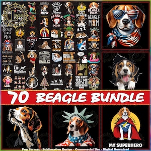 70 Files Beagle Dog Png Bundle, Beagle Mom Png, Beagle Shirt Designs, Funny Beagle Quotes Png, Peace Love Beagles Png, Digital Download