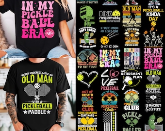 70 Pickleball Png Bundle, Pickleball Shirt Png, Funny Pickleball Bundle, Pickleball Lover Gift, Pickleball Clipart Bundle Digital Files
