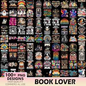 100+ Designs Book Png Sublimation Bundle, Book Lover Png, Book Quote, Reading Png, Floral Book Png, Book Sublimation Bundle Png