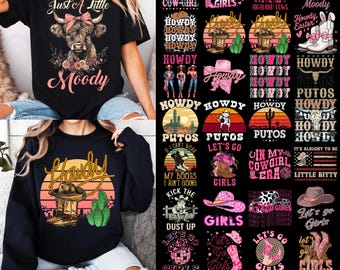 100 Retro Cowgirl Png, Western Png, Cowgirl Boots Png, Country Png, Vintage Cowgirl Png, Cowgirl Rodeo Png, Western Shirt Png