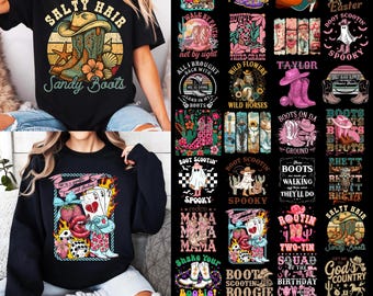 60 Retro Cowgirl Png, Western Png, Cowgirl Boots Png, Country Png, Vintage Cowgirl Png, Cowgirl Rodeo Png, Western Shirt Png