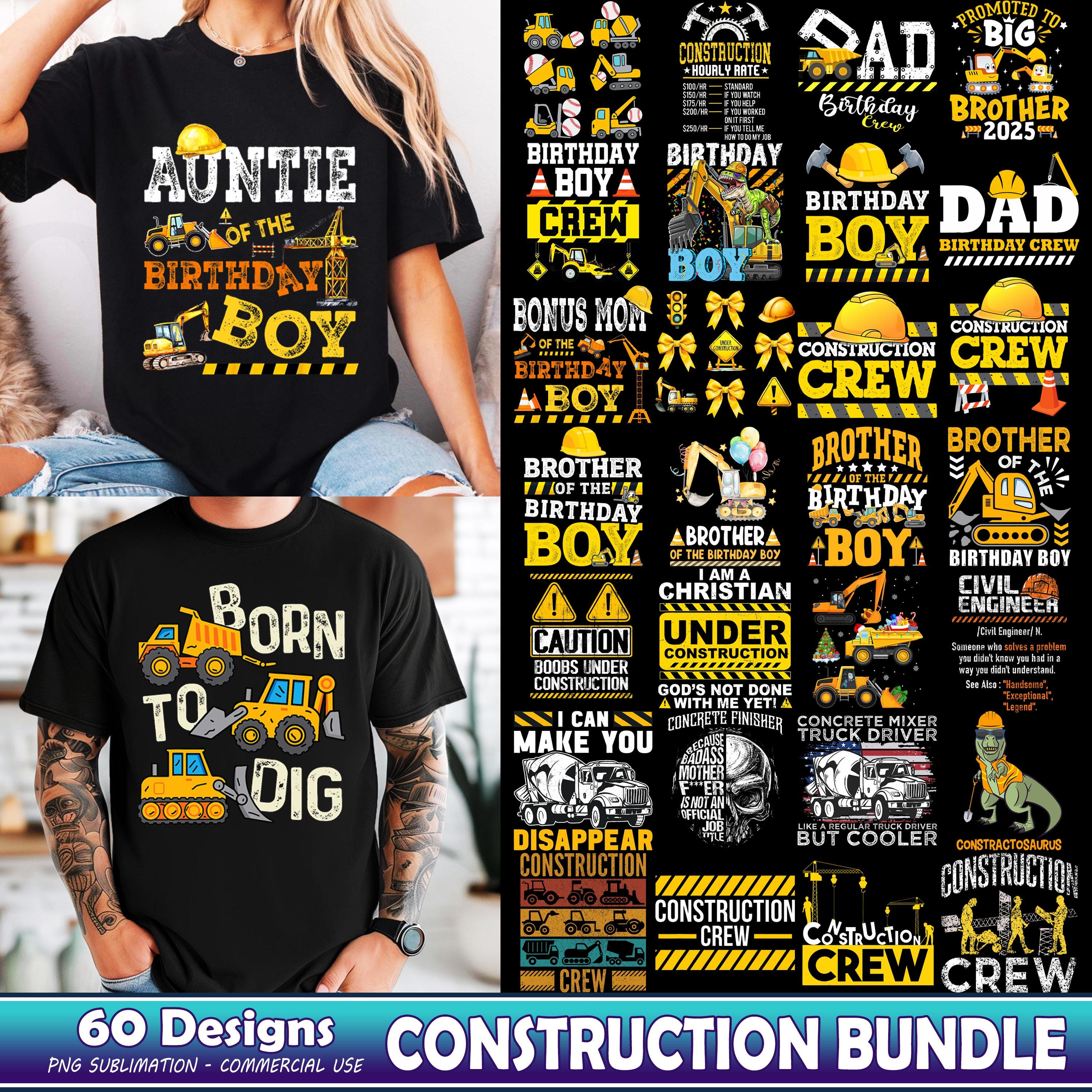 Construction t shirt - Etsy 日本