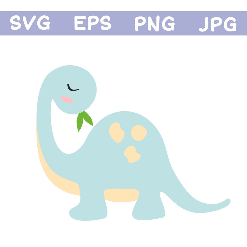 Download Baby dinosaur SVG cut file for Cricut and Silhouette. Digital | Etsy