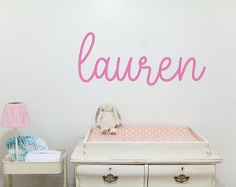 Custom Vinyl Name Wall Stickers | Kids Children's Bedroom Playroom Home Nursery Interior Personalized Decal Transfer Decor