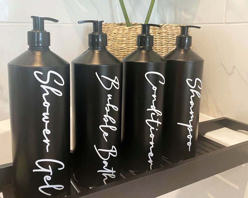 Custom Vinyl Bathroom Storage Labels Mrs Hinch Style Etsy UK