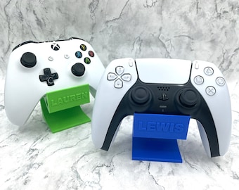 Personalised Console Controller Pad Stand Holder PlayStation Xbox 3D Printed | Gaming Station Customised Gift Christmas
