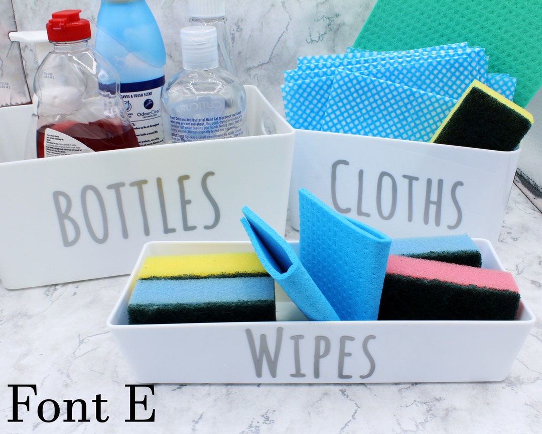 Personalised Cleaning Storage Box Font E Mrs Hinch Inspired Etsy