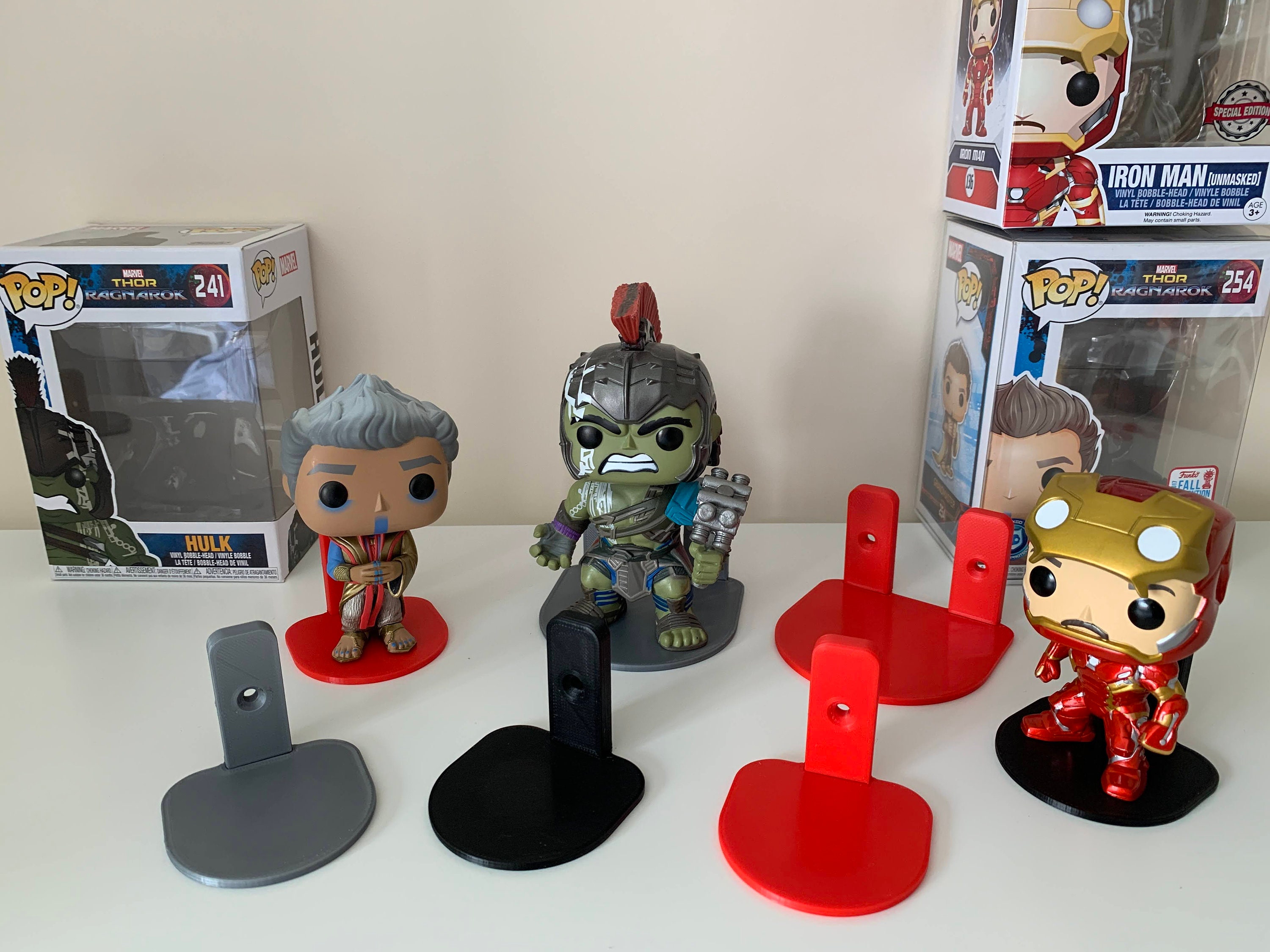 Ultimate Pop Figure & Box Wall Stands 3D Printed Vinyl Pack and Set