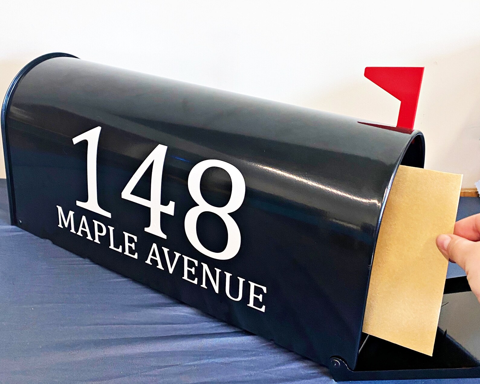 Custom Vinyl Mailbox Labels FONT 5 Custom Mailbox Address Etsy