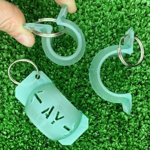 Personalised 3D Golf Ball Stencil Alignment Tool Marker Keyring Custom Initials Sports Accessory Essential Sharpie Universal Multipurpose image 6