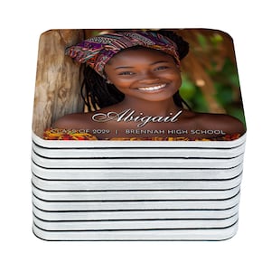 Graduation magnets for guest class of 2025 personalized photo graduate party favors