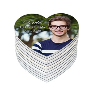 Personalisierte Party-Geschenkmagnete zum Geburtstag sind tolle Dankeschön-Geschenke für Ihre Gäste.