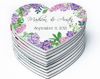 Wedding magnets, Thank you magnets, Personalized wedding favors