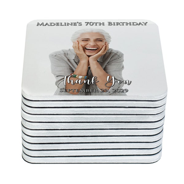 Birthday magnets party favor magnets great thank you gifts for your guests 20th | 30th | 40th | 50th | 60th | 70th | 80th birthday