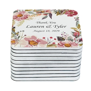 Personalized Magnet Wedding Favors, Wedding Favors for Guests in Bulk, Bridal Shower Favors