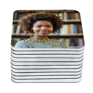 Graduation magnets for guest class of 2025 personalized photo graduate party favors