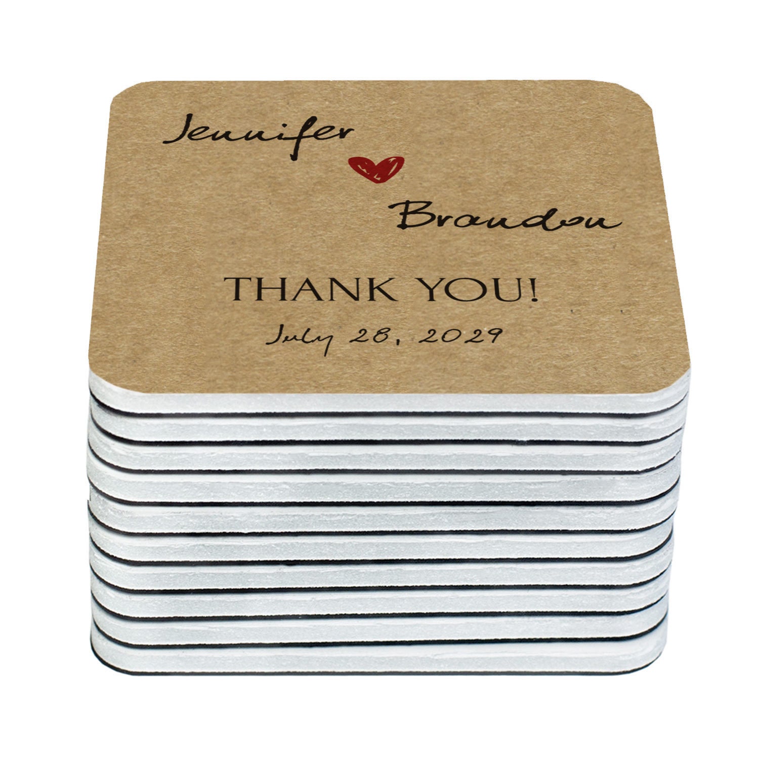 Thank You Personalized Wedding Favors Wedding Etsy