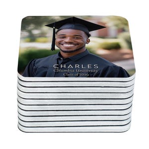 2025 Graduation Keepsake Magnets | Custom Senior Photo Favors | Personalized Party Gifts
