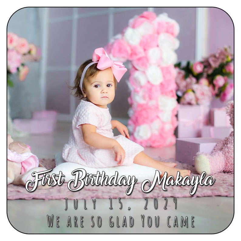 Birthday magnets party favor magnets are great thank you gifts for your guests. image 2