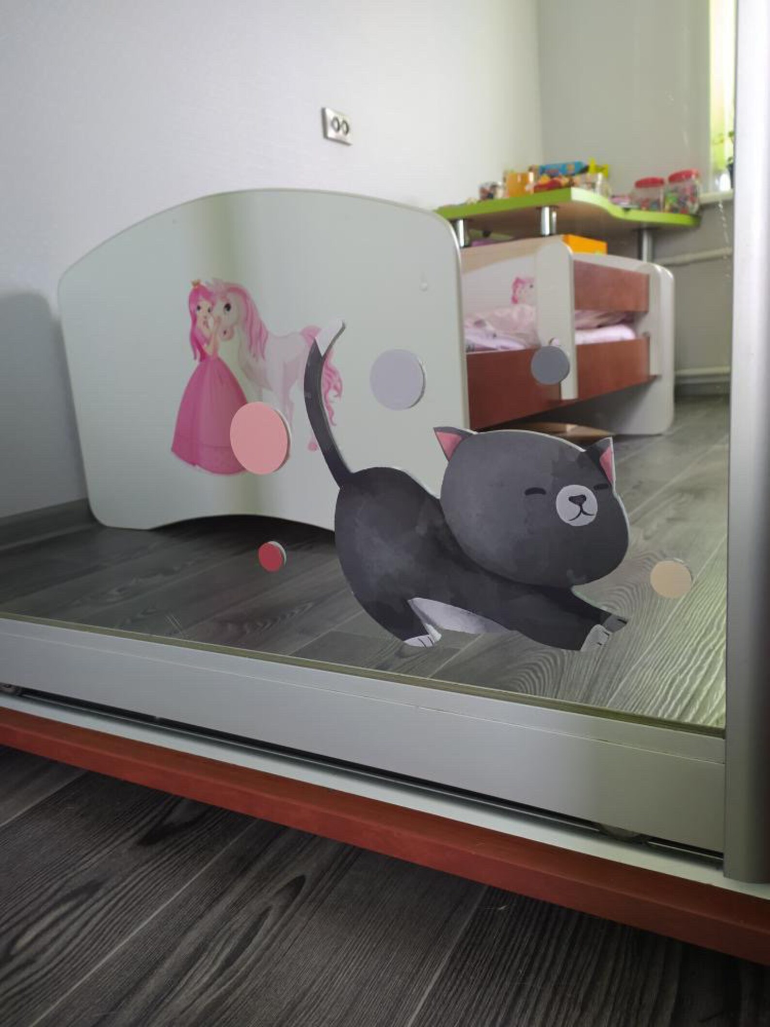 Cat Decals Set of 6 Cat Wall Stickers Cat Wall Decal Wall Etsy