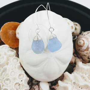 Sea Glass Earrings, Sea Glass Jewelry, Sea Glass, Beach Glass Jewelry, Everyday Wear ,Sterling Silver earrings, Summer Jewelry, Earrings