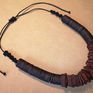 Holz Makramee Einzigartige Schmuck Halskette