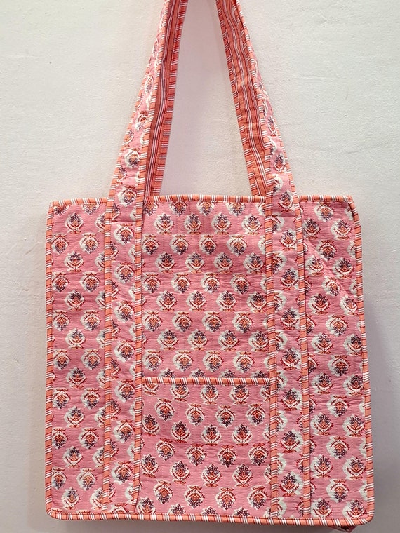 Quilted Tote Bag,shopping Bag,shouder Bag,large Travel Bag