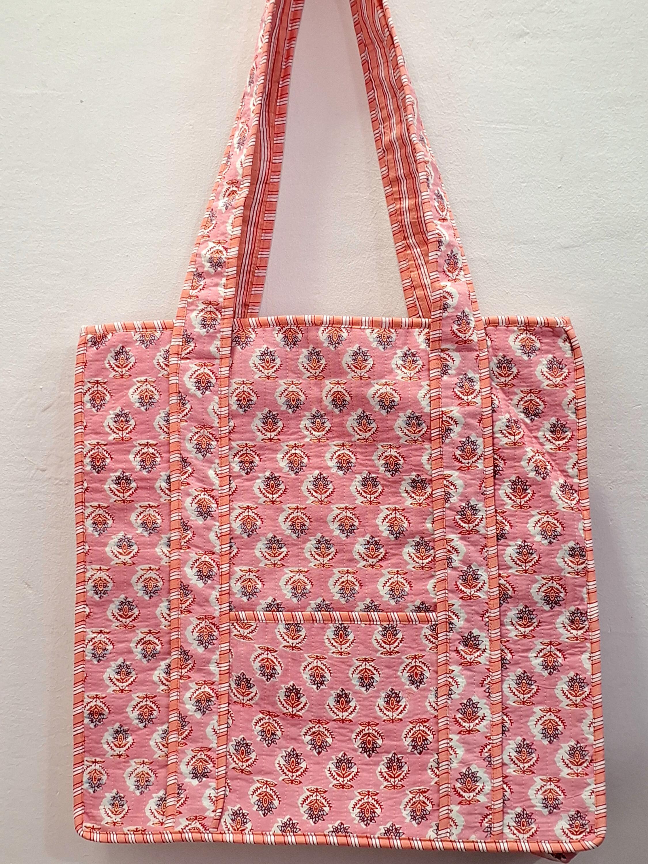 Quilted Tote Bag,shopping Bag,shouder Bag,large Travel Bag