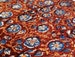 Red Blue Kalamkari Floral Fabric, Block Print Fabric,Cotton Voile Fabric, By The Yard Fabric,tela india,stoffe baumwolle,Jaipur Fabric
