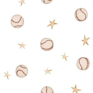 Baseball Fabric, Retro Sports Fabric, Fabric by the Yard, Tate Made Modern, Quilting Cotton, Knit Fabric, Spandex, Canvas, Bamboo, Minky