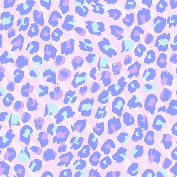 Purple Leopard Print Fabric, Animal Print Fabric, Fabric by the Yard, Jac Slade, Quilting Cotton, Swim Fabric, Boardshort, Knit Fabrics
