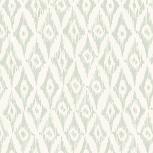 Canary Green Ikat Fabric, Hufton Studio, Fabric by the Yard, Boho Fabric, Quilting Cotton, Sateen, Broadcloth, Canvas, Bamboo, Jersey