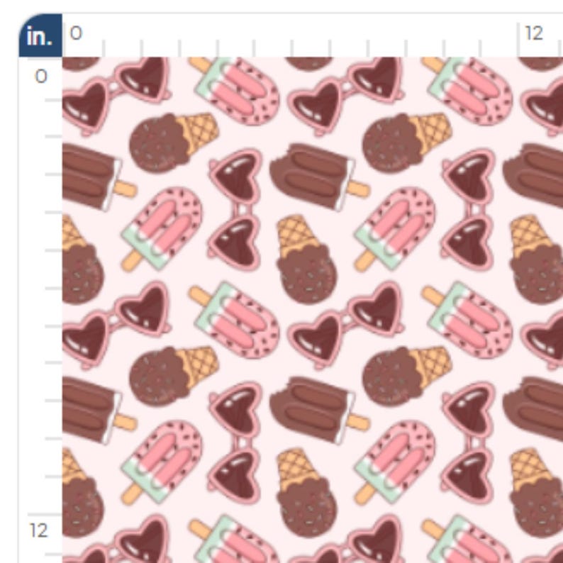 Summer Ice Cream Fabric, Popsicle Print, Julie Storie Designs image 2