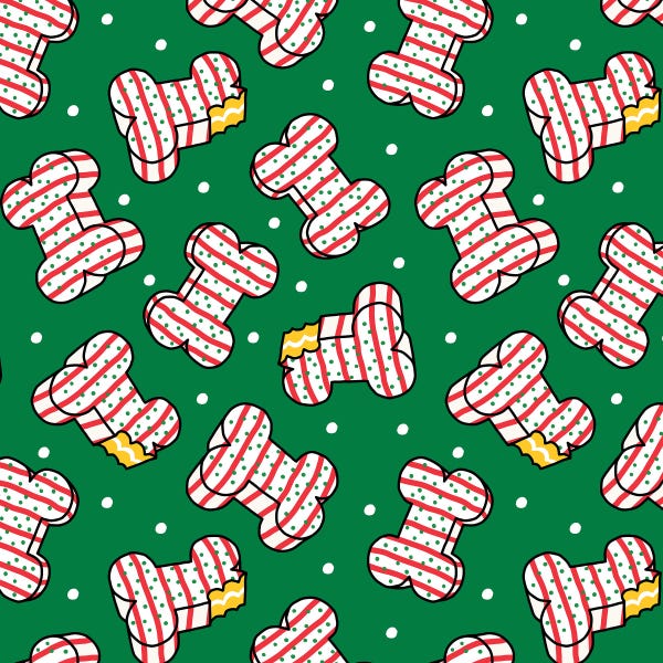 Green Christmas Dog Cake Fabric, Dog Bone Fabric, Fabric by the Yard, Little Arrow Design, Quilting Cotton, Knit Fabrics, Minky, Canvas