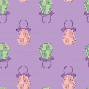 Ringpop Candy Fabric, Juniper Row Design, Fabric by the yard, Quilting Cotton, Bamboo, French Terry, Canvas, Jersey, Ribbed Knit,Swim Fabric