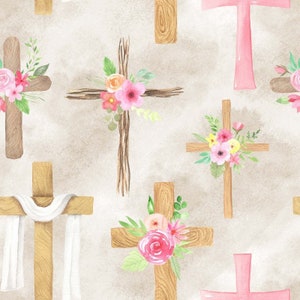 Tissu floral croisé, tissu par mètre, tissu religieux, tissu croisé, coton à courtepointe, gros quartier, coton élasthanne, bambou, satinette,
