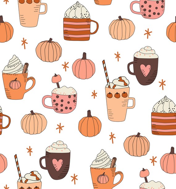 Weißer Kürbis-Gewürz-Becher-Stoff, Kaffee-Stoff, Stoff-Bulk-Lager