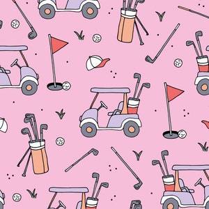 Pinker Golf-Stoff, Sport-Golf-Stoff, Meterware, Patchworkstoff, Patchworkstoff, Baumwollstoff, Strickstoff, Canvas, Boardshorts, Jersey
