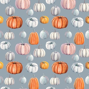 Bunter Kürbis Stoff, Meterware, Herbst Stoff, Michelle Hemeon, Quilt Baumwolle, Strickstoff, Sateen, Minky, Leinwand, Webstoff