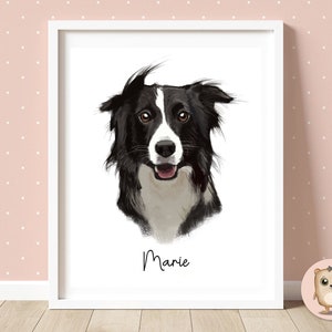 PET PORTRAIT, pet portraits, pet illustration, memorial pet portrait, personalised dog portait, cat portrait, custom pet portrait